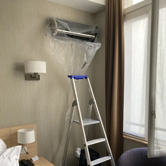 Installation d'une climatisation